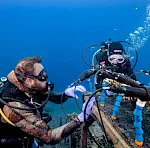 In-situ measurement on corals using MONITORING-PAM Aquatic Version
