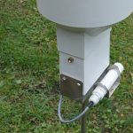 MiniLog-ERi logger on rain gauge