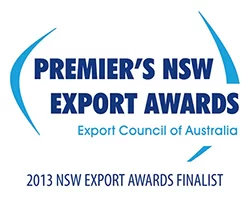 2013 Premiers Export Award Finalist