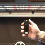 MS-100 Handheld meter under LED